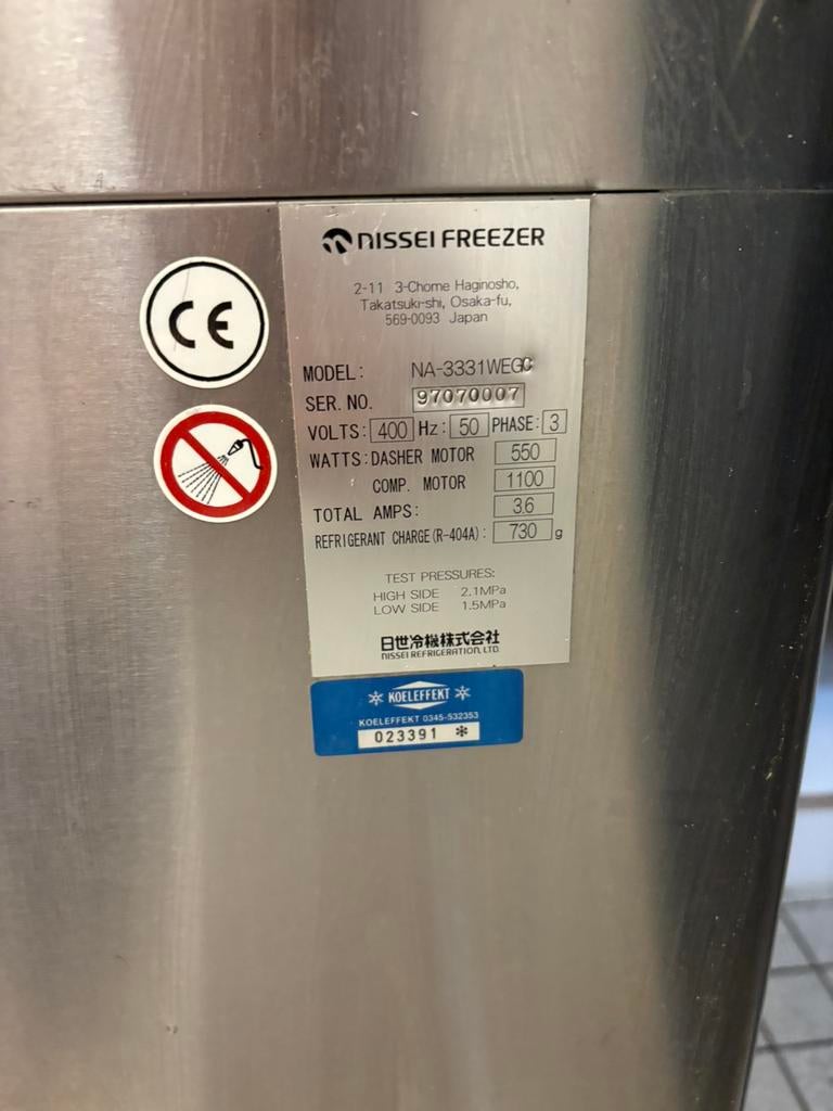 Nissei NA 3331 Rapid, Ophalen, Gebruikt