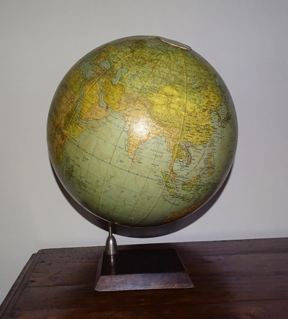 oude Zwitserse wereldbol uit 1946 globe, Antiek en Kunst, Ophalen