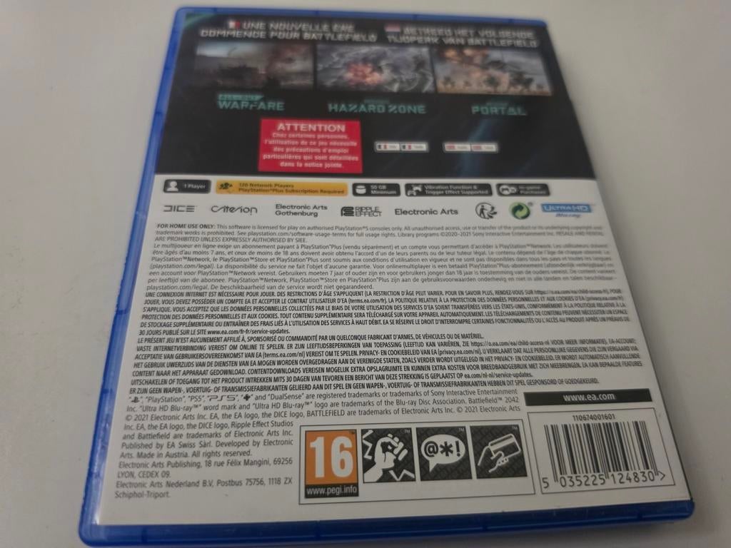 Battlefield 2042 voor Playstation 5 krasvrij Lees Goed Aub, Electronic Arts, Ophalen of Verzenden, Zo goed als nieuw, Electronic Arts EU