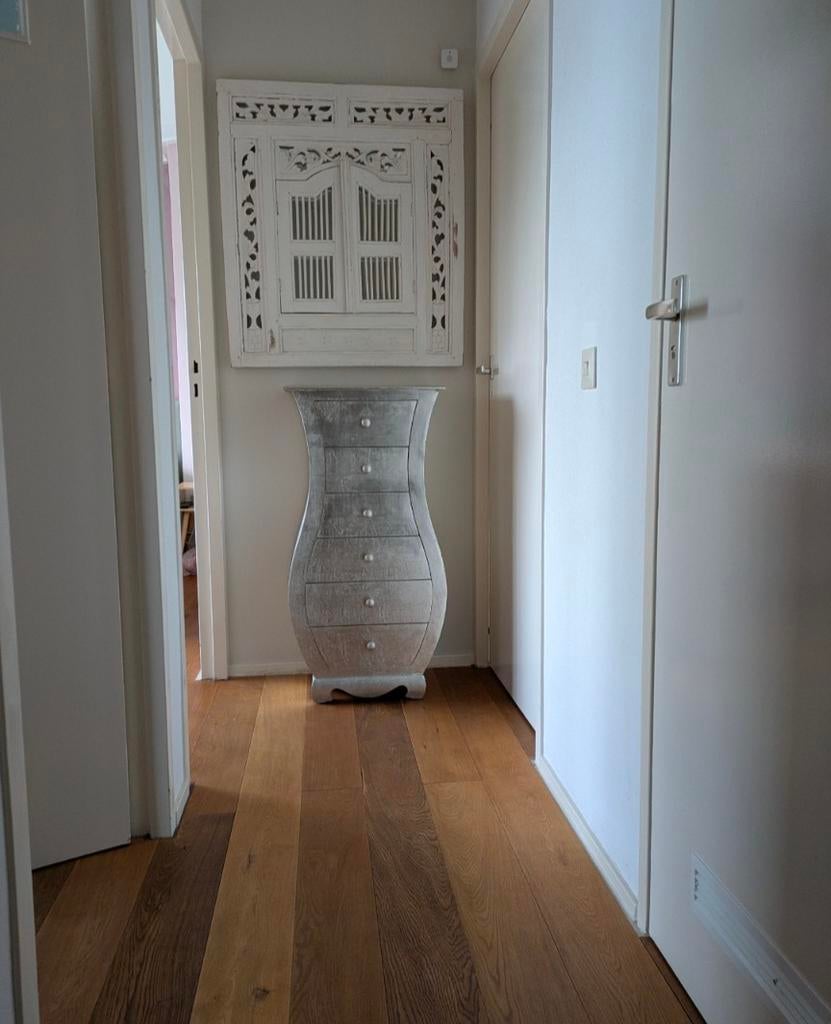 Zilveren ladekast oosters, Ophalen, 5 laden of meer, 50 tot 100 cm, Minder dan 100 cm