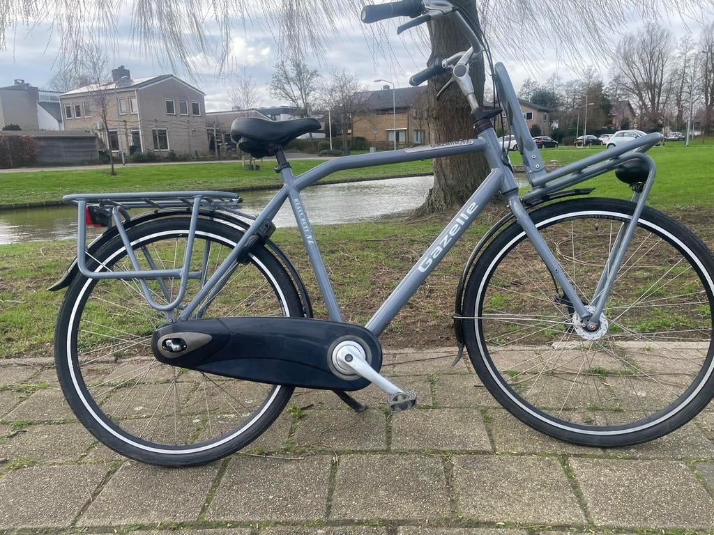 Gazelle  Heren/Jongens Transportfiets - 28 inch. Frame 60, Gebruikt, Versnellingen, Ophalen of Verzenden, 61 tot 65 cm