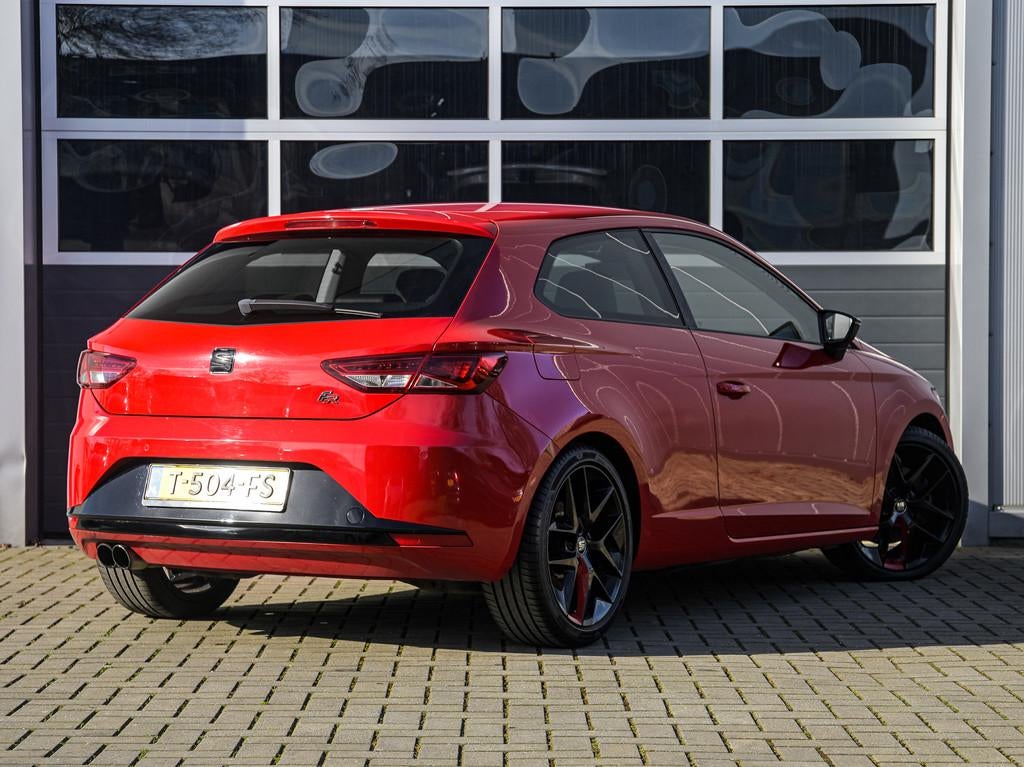 Seat Leon SC 1.8 TSI FR 245pk DSG | Navi | Full LED | Leder/, Euro 5, Gebruikt, Zwart, 4 cilinders