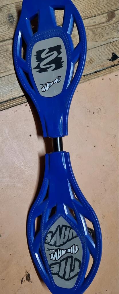 Blauwe waveboard, Sport en Fitness, Skateboarden, Ophalen, Nieuw, Waveboard