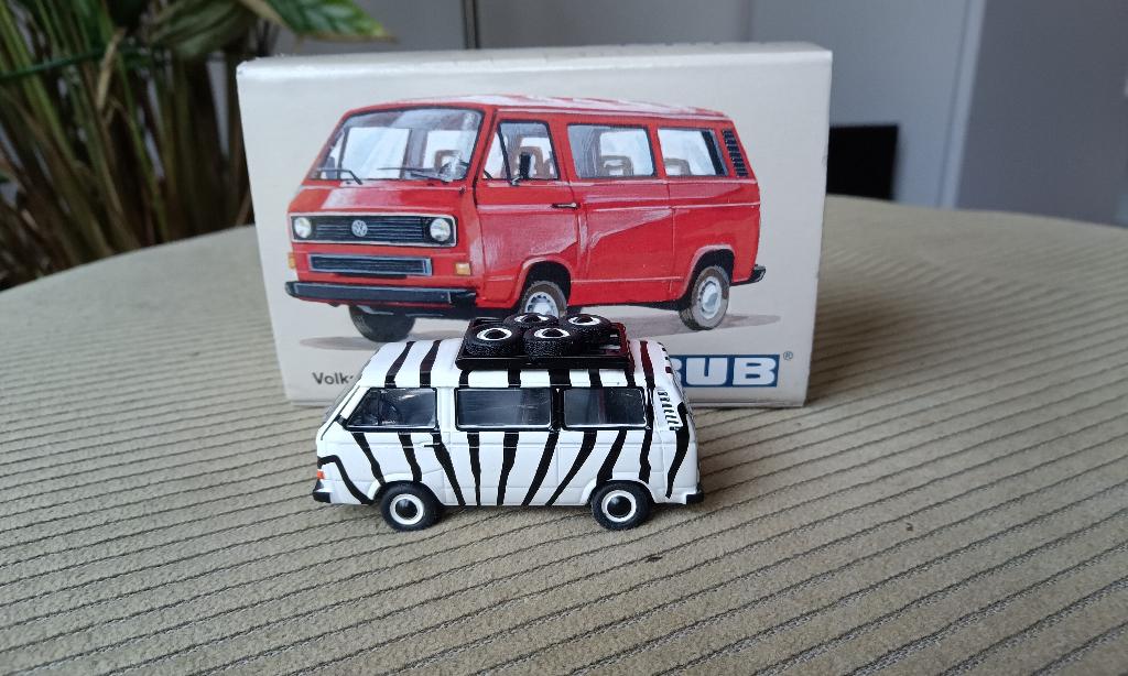 BUB 1:87 Volkswagen VW T3 Safari, Ophalen of Verzenden, Zo goed als nieuw, Bus of Vrachtwagen, Overige merken