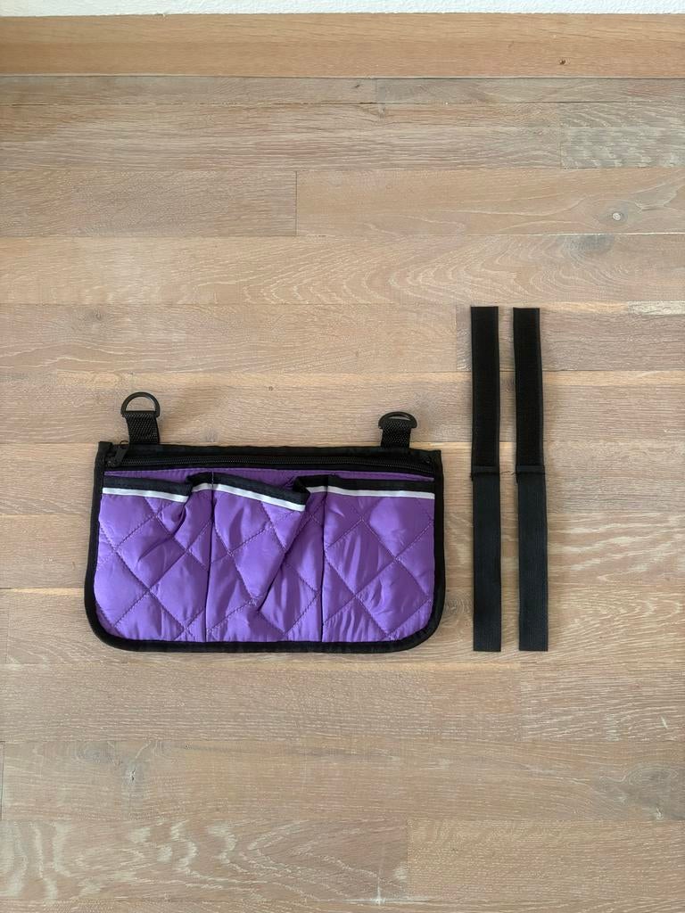 Rolstoeltas met 3 vakjes én ritsluiting. Rollatortas., Diversen, Ophalen of Verzenden, Nieuw, Duwrolstoel