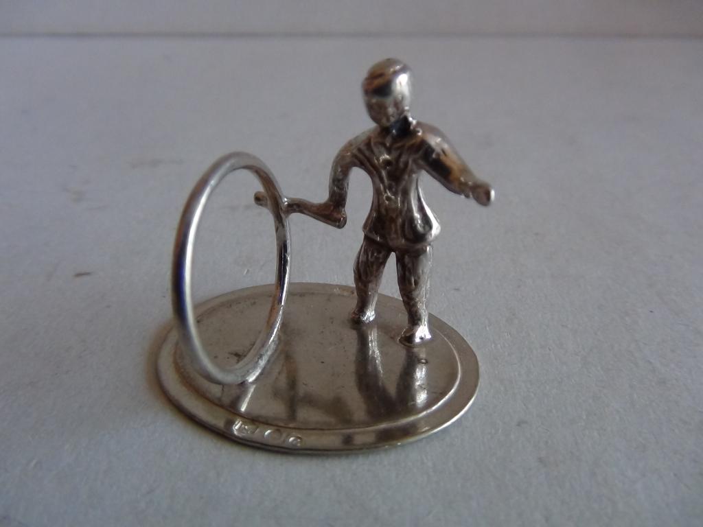 Miniatuur zilver EY13 hoepelen zilveren miniaturen, Verzenden, Zilver