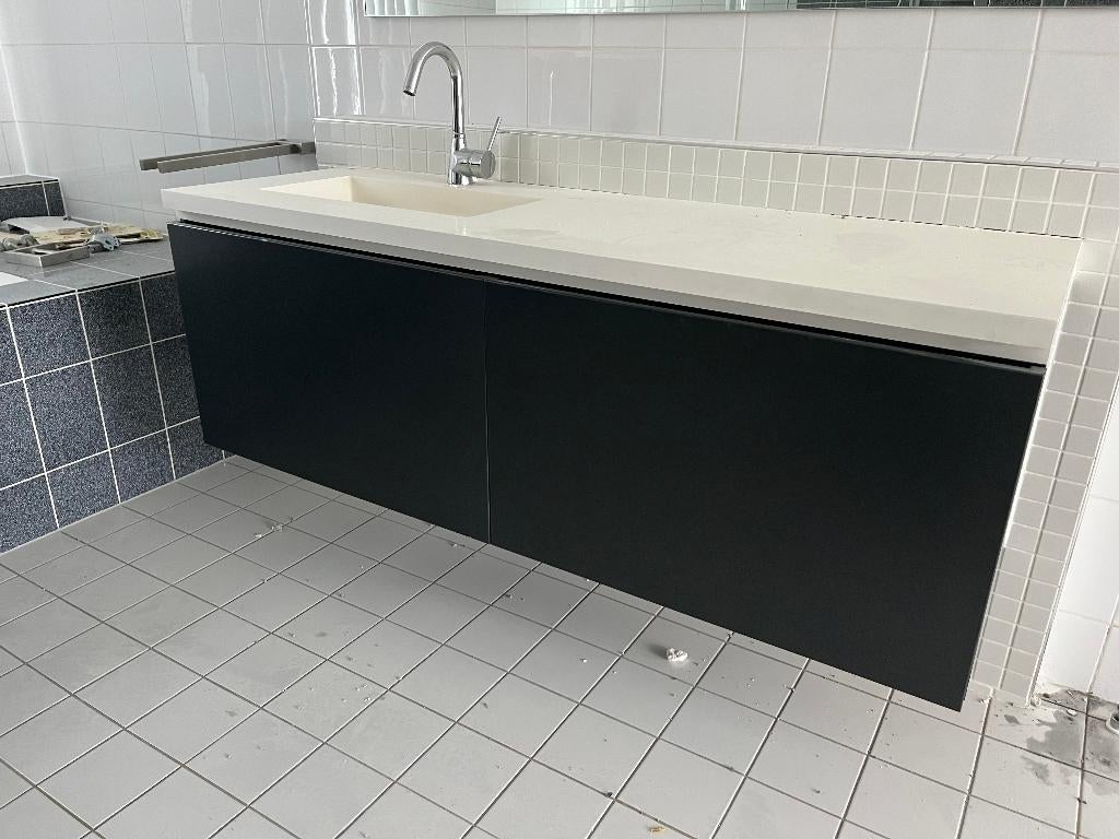 badkamer meubel, Huis en Inrichting, Badkamer | Badkamermeubels, Ophalen, (Half)hoge kast, Gebruikt, 150 tot 200 cm