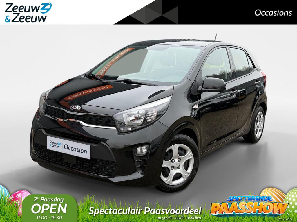 Kia Picanto 1.0 DPi ComfortLine | Automaat | Bluetooth |, Stof, Gebruikt, 4 stoelen, Zwart