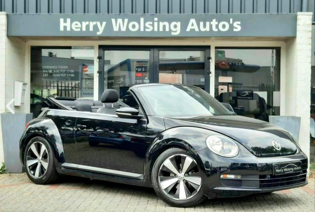 Volkswagen Beetle Cabriolet 1.2 TSI Design Aut Navi Clima Pd, Euro 5, Stof, Gebruikt, Beetle (Kever)