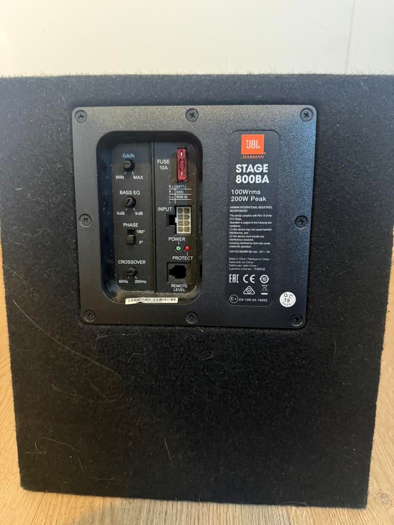 JBL Stage 800BA – 8” Actieve Subwoofer – Compact & Krachtig, Audio, Tv en Foto, Luidsprekers, Ophalen, Zo goed als nieuw, 120 watt of meer