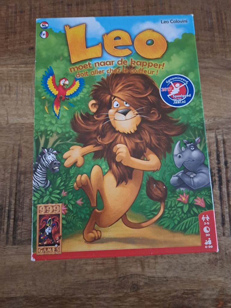 Leo moet naar de kapper! (999 games) 6+, Vijf spelers of meer, Ophalen of Verzenden, Gebruikt, 999 Games