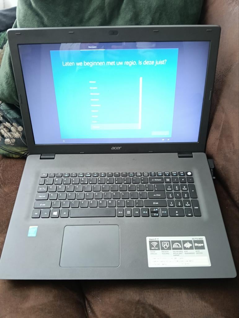 Acer laptop, Computers en Software, Windows Laptops, Ophalen, HDD, 15 inch, 500 GB