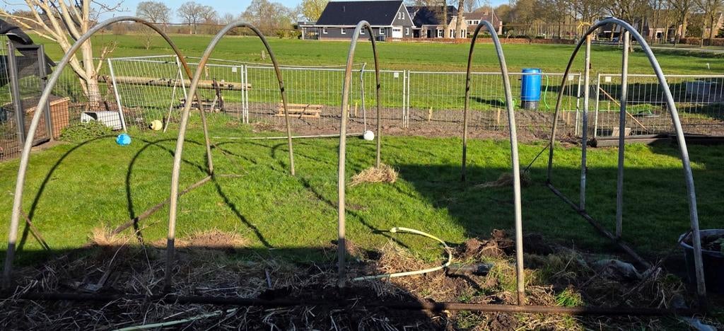 Frame voor kweekkas, Tuin en Terras, Kassen, Ophalen, Folie, Gebruikt, Staal