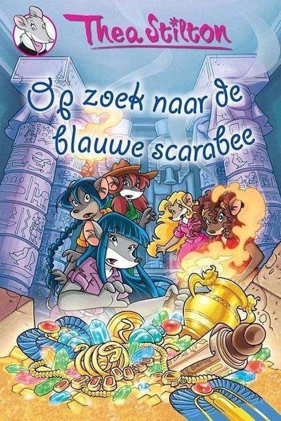   Thea Stilton: Op zoek naar de blauwe scarabee, Ophalen of Verzenden, Gelezen, Fictie algemeen