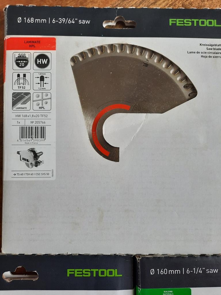 Festool Cirkelzaagblad 1Stuk- Nieuw, Doe-het-zelf en Verbouw, Gereedschap | Zaagmachines, Cirkelzaag, Nieuw, Ophalen of Verzenden