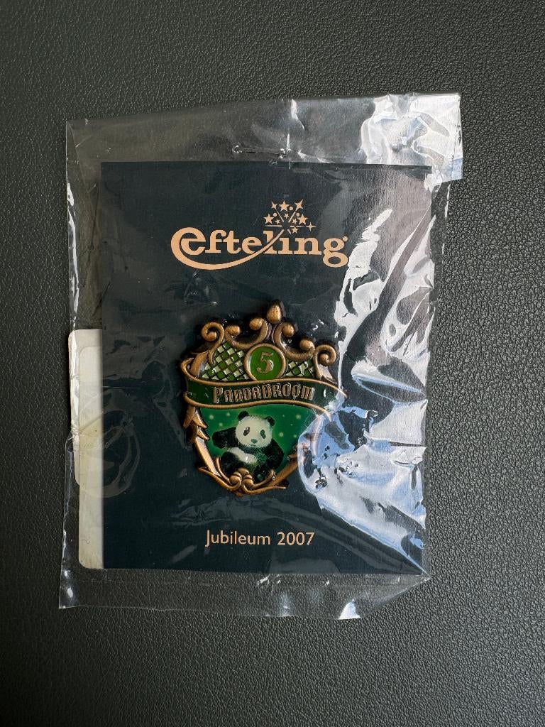 Efteling Pin PandaDroom 5 jaar, Verzamelen, Efteling, Ophalen of Verzenden, Zo goed als nieuw, Button of Speldje