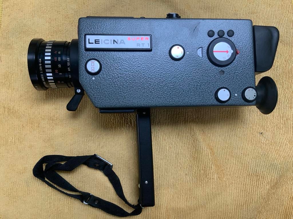 Leitz Leicina Super RT 1 filmcamera met tas en handleiding, Ophalen of Verzenden, 8mm, Camera