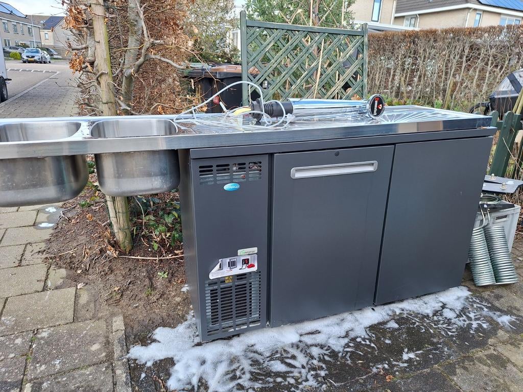 Hertog Jan tapinstallatie biertap lekblad mancave thuisbar, Ophalen, Gebruikt, Overige merken