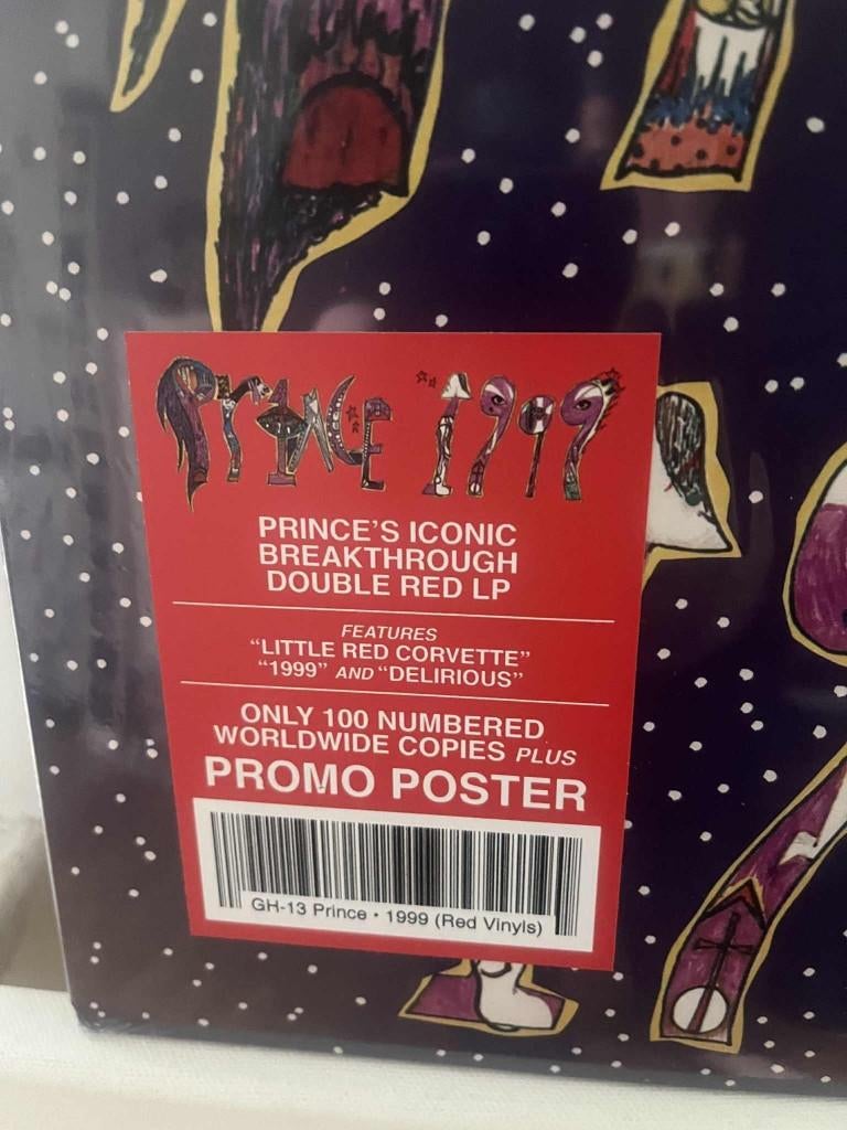 Prince-1999 Red Vinyl 2LP (Special Numbered 100 Copies Only), Verzenden, 1980 tot 2000, Nieuw in verpakking, 12 inch