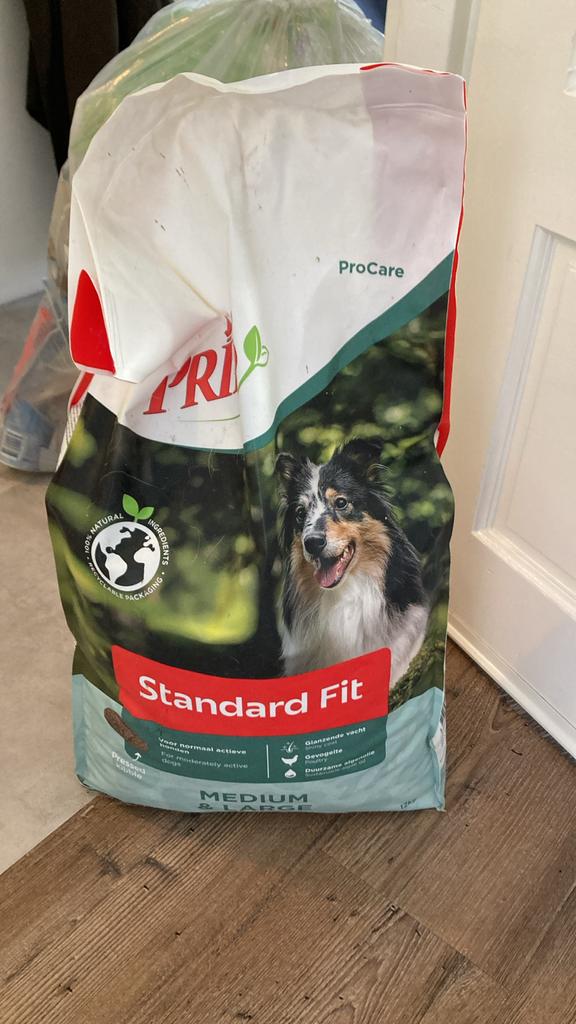 Prins standaard fit 12 kg ongeopend, Dieren en Toebehoren, Ophalen, Hond