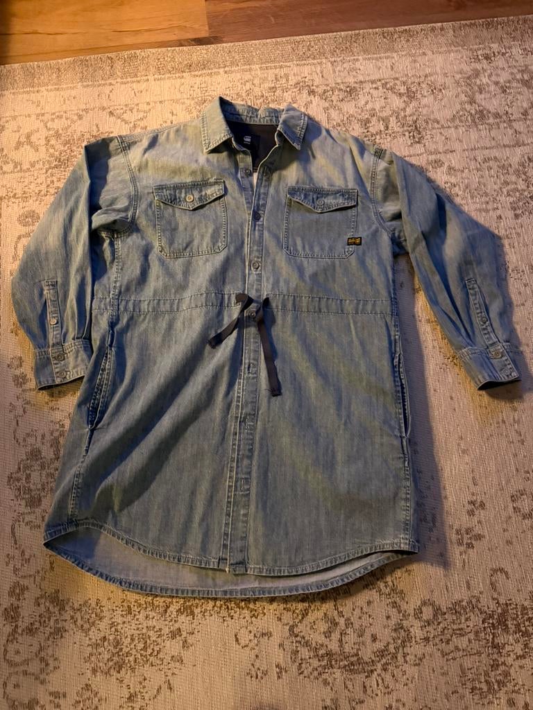 G-Star RAW loose fit denim jurk / maat L / NIEUW, Blauw, Maat 42/44 (L), Nieuw, Ophalen of Verzenden