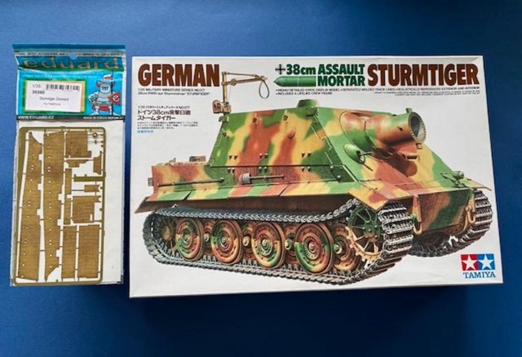 Tamiya	35177	German Mortar Sturmtiger  	1/35 incl EDU Zim PE, Italeri, Verzenden, 1:32 tot 1:50, Overige typen
