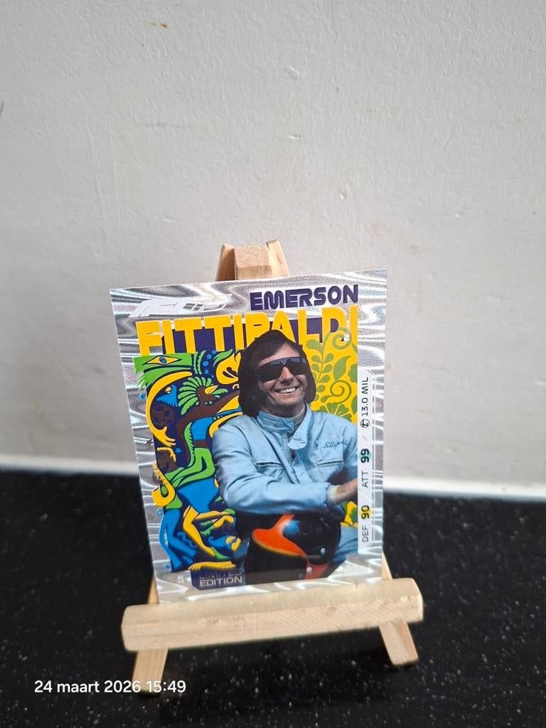 F1verzamelkaarten Emerson Fittipaldi, Lando Norris, Carlos, Ophalen of Verzenden