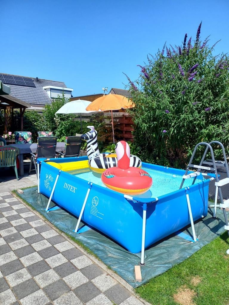 Intex Zwembad 300x200x75cm met pomp en accessoires, Tuin en Terras, Zwembaden, Ophalen