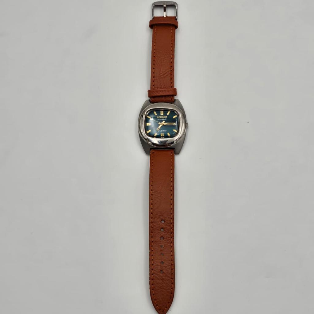 Citizen Automatic Groen 17 jewels vintage 70s horloge, Ruilrijk, Zo goed als nieuw, Info@ruilrijk.nl, Neerstraat 60, 6041 KD Roermond