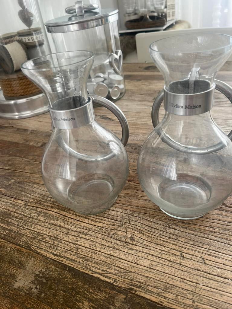 Rivièra Maison Sevilla muurvaas, Ophalen, Gebruikt, Glas