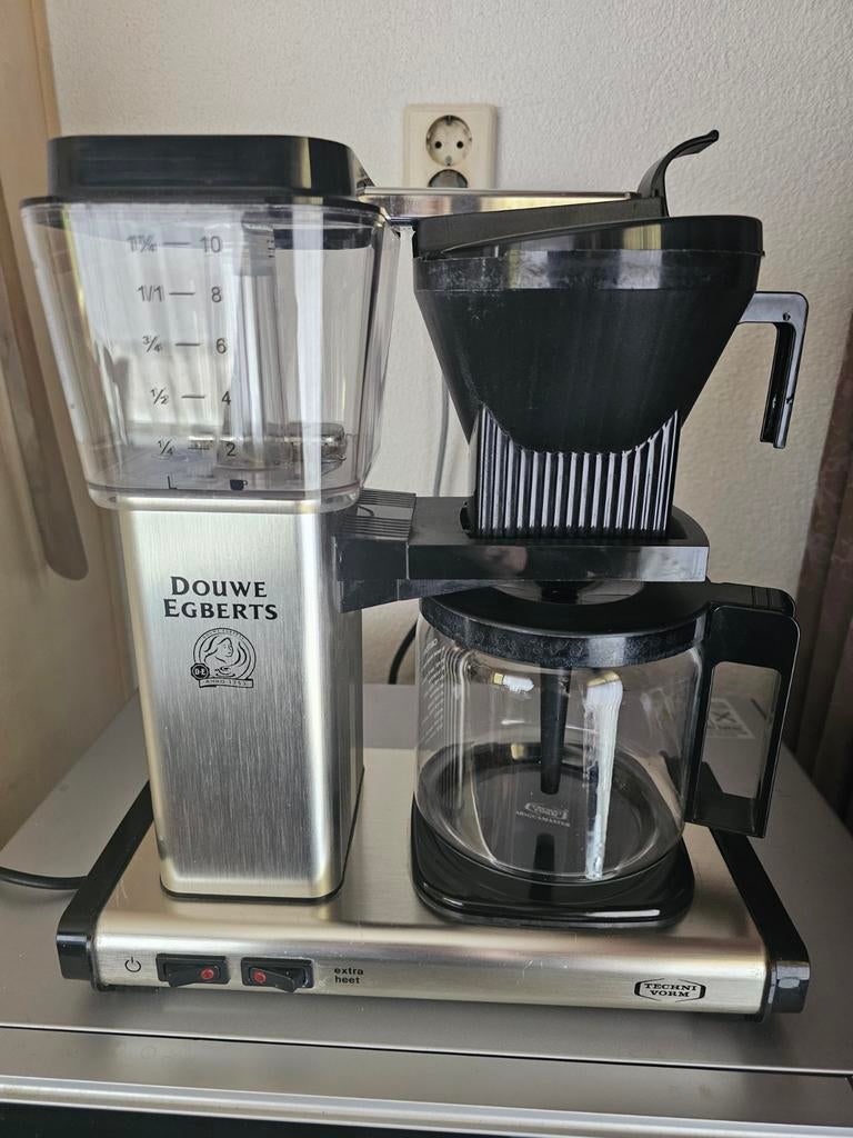 Douwe Egberts Technivorm Moccamaster koffiezetapparaat, Witgoed en Apparatuur, 4 tot 10 kopjes, Ophalen of Verzenden, Koffiemachine