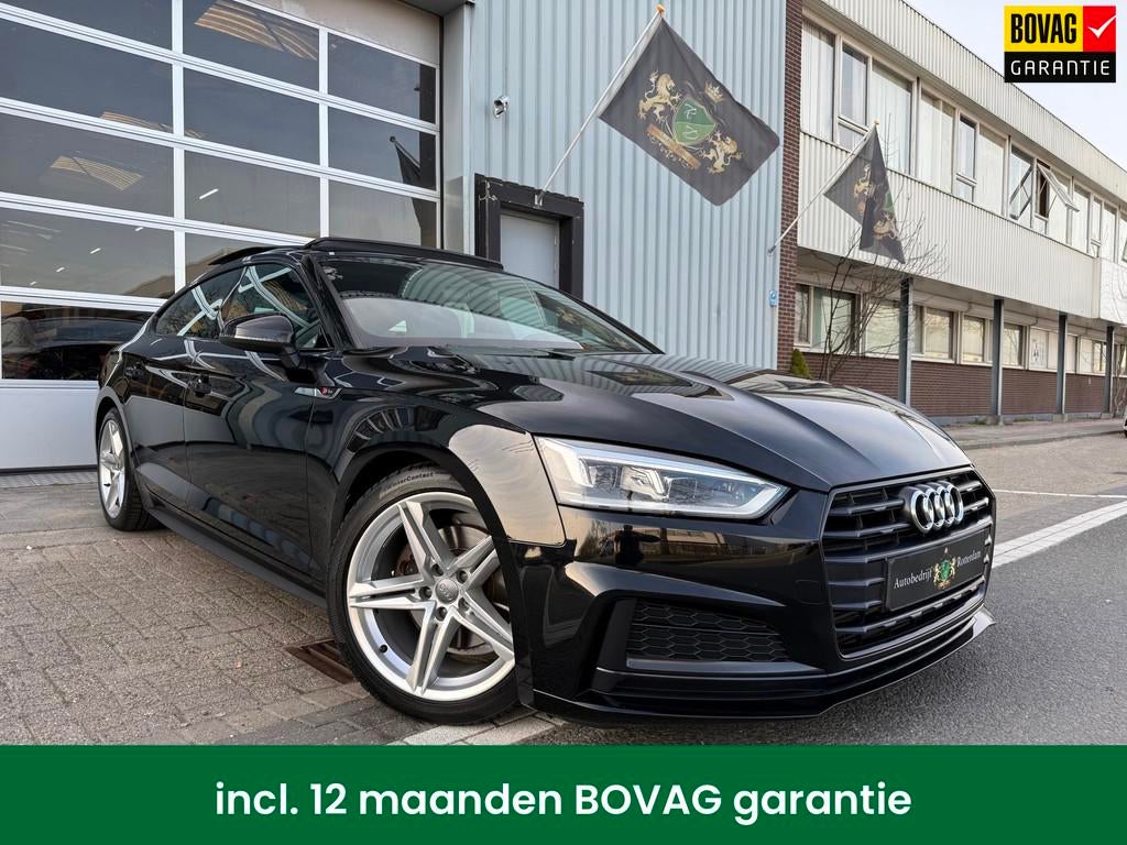 Audi A5 Sportback 35 TFSI 2x S-Line PDC/LED/LMV18/NAVI/PANO, 12 maanden, Gebruikt, 4 cilinders, Zwart