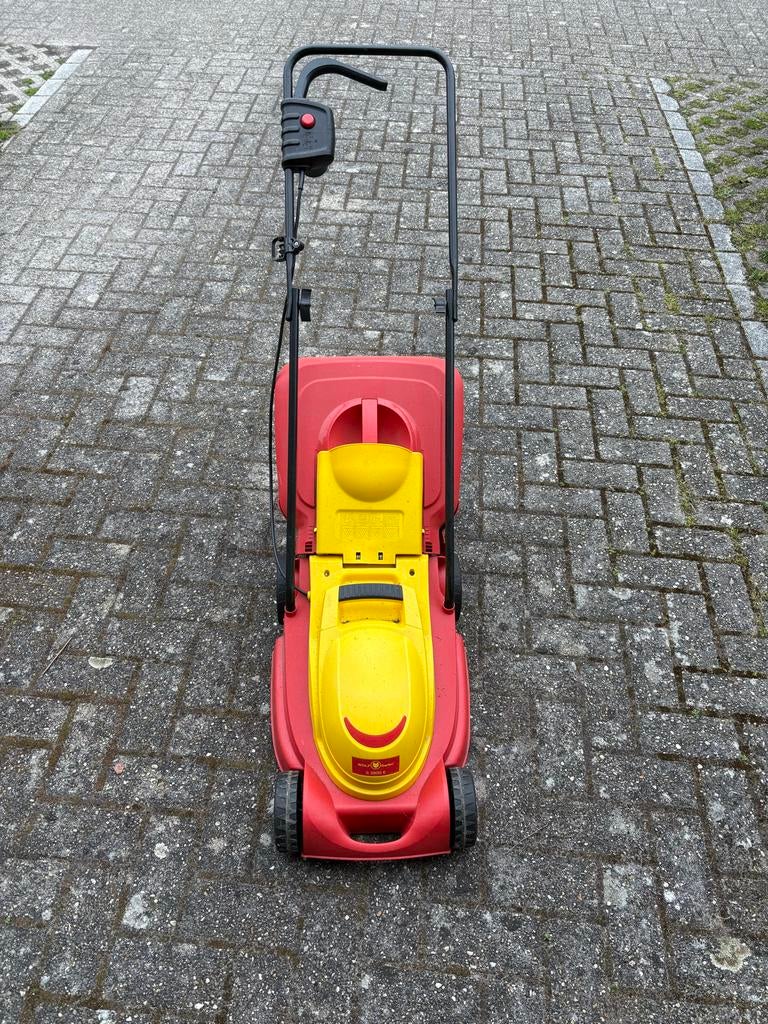 Elektrische grasmaaier Wolf Garten, Ophalen of Verzenden, Zo goed als nieuw, Elektrische grasmaaier, Opvangbak