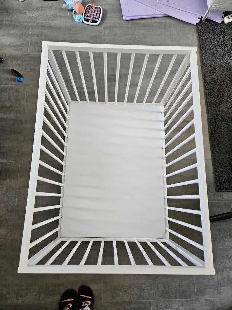 Babybox wit, Kinderen en Baby's, Boxen, Ophalen, Gebruikt, Rechthoekig, In hoogte verstelbaar