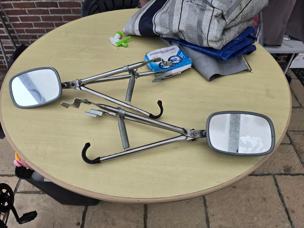 Oldtimer auto caravan spiegels € 50 euro, Caravans en Kamperen, Caravan accessoires, Ophalen of Verzenden