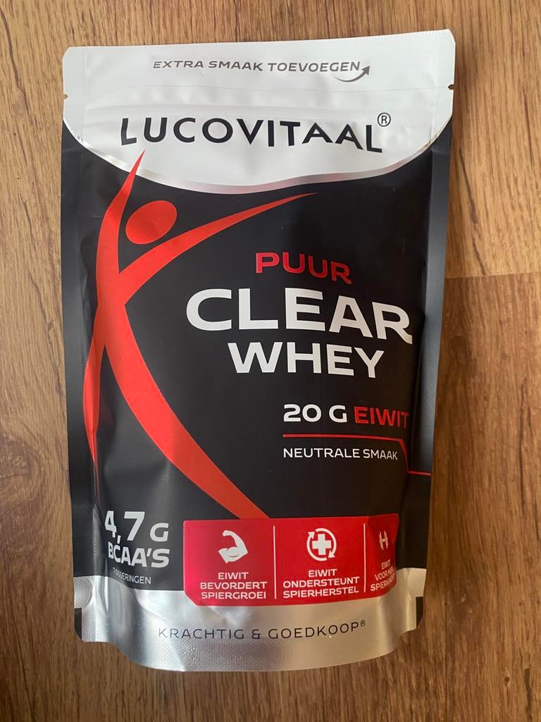 Lucovitaal Clear Whey (175g) - ongeopend, Ophalen of Verzenden, Nieuw, Poeder of Drank