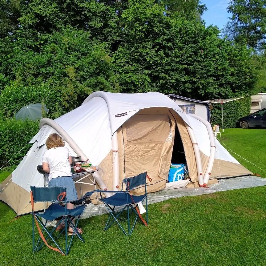 Quechua Opblaasbare tent 4 personen, Air Seconds 4.2, Caravans en Kamperen, Tenten, Ophalen, Nieuw, Tot en met 4
