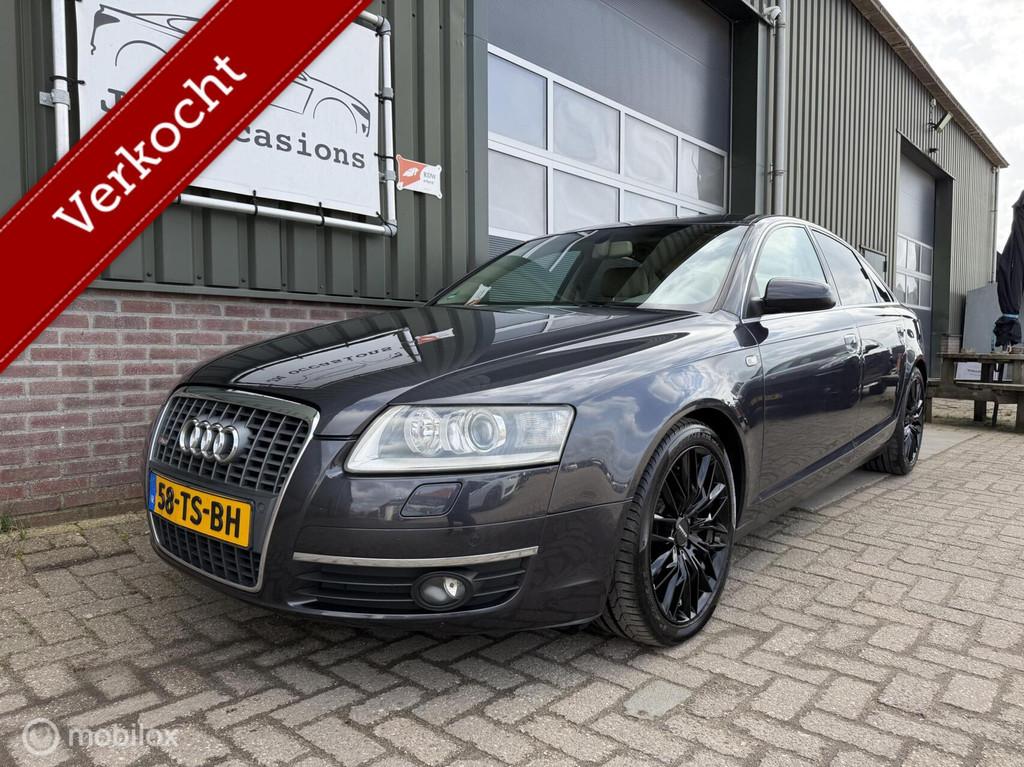 Audi A6 Limousine 3.2 FSi quattro S-line|Leder|Navi|Bluetoot, Automaat, Gebruikt, 1655 kg, Bedrijf