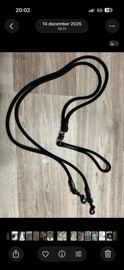 Rebelpetz dubbele looplijn, Dieren en Toebehoren, Ophalen of Verzenden, Zo goed als nieuw