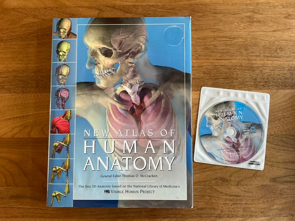 New Atlas of Human Anatomy - 3D Anatomy - inclusief CD rom, Ophalen of Verzenden, Zo goed als nieuw, Natuurwetenschap