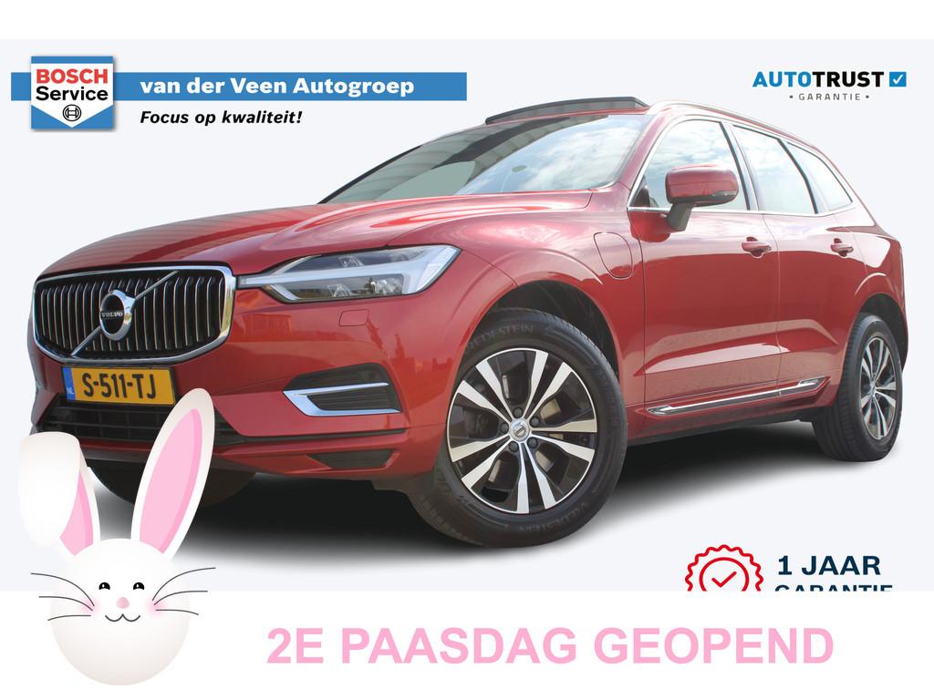 Volvo XC60 2.0 Recharge T6 AWD R-Design | Incl. 12 maanden g, Auto's, Automaat, 12 maanden, Gebruikt, Leder en Stof