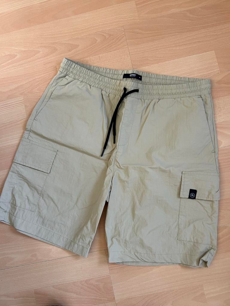 DISTRIKT Nørrebro Cargo Shorts Maat M Beige, Kleding | Heren, Ophalen of Verzenden, Zo goed als nieuw, Maat 48/50 (M), Beige