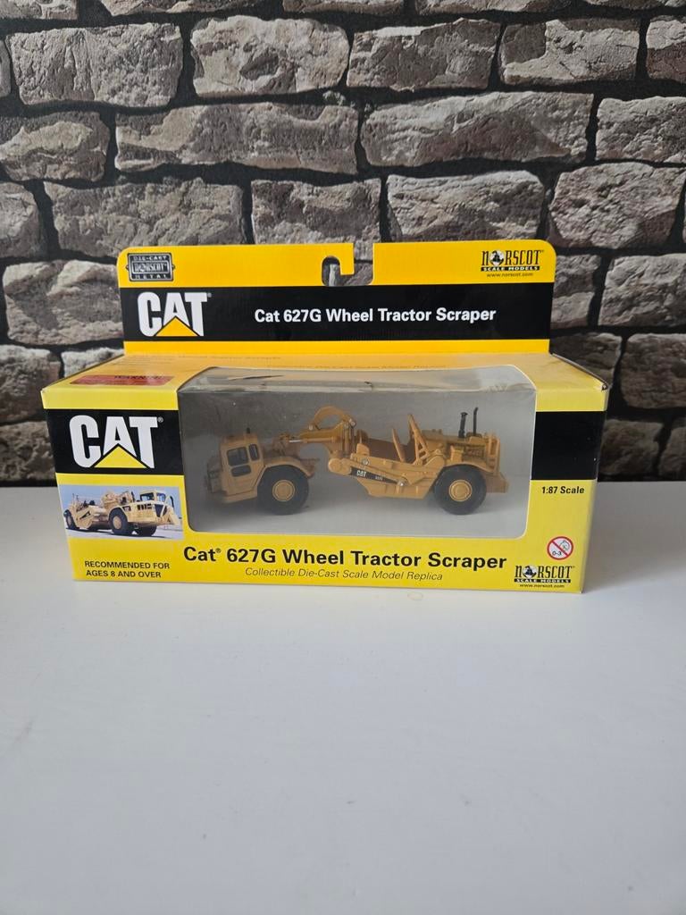 Caterpillar 627G Wheel Tractor Scraper 1:87, Ophalen of Verzenden, Hijskraan, Tractor of Landbouw, Overige merken