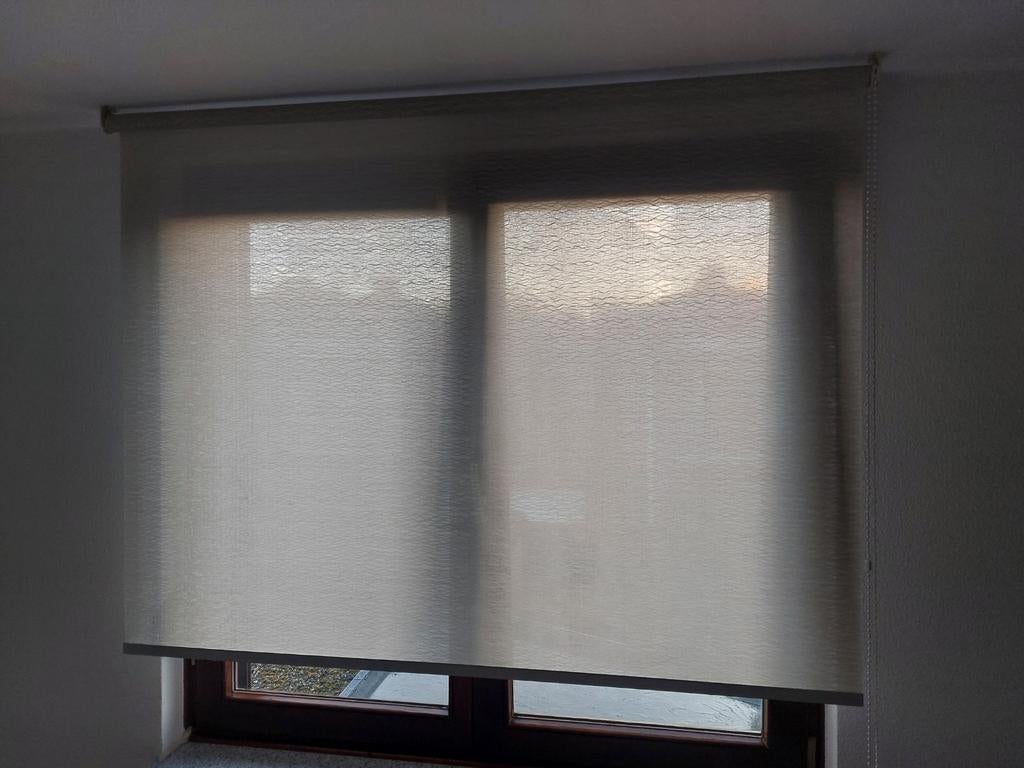 Rolgordijn, Gebruikt, 150 tot 200 cm, Ophalen of Verzenden, Crème