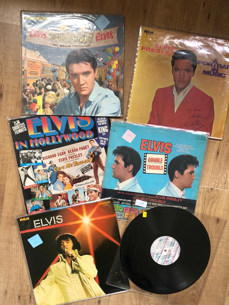 5 LP's van Elvis Presley - zie foto's aub, Ophalen of Verzenden, Zo goed als nieuw, Overige formaten, Rock-'n-Roll