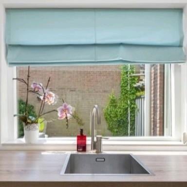 Op maat gemaakt vouwgordijn, 138 breed, Ophalen, 100 tot 150 cm