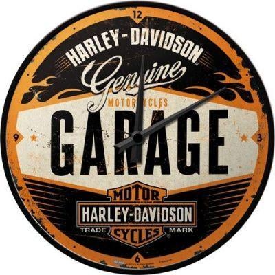 Harley Davidson Genuine Garage wandklok klok, Americansaleshop@gmail.com, Overige typen, Nieuw, Ophalen of Verzenden