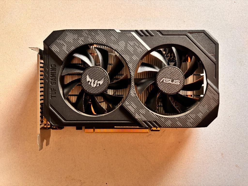 Asus nvidia geforce gtx 1650 dual, Computers en Software, Videokaarten, PCI-Express 3, Gebruikt, GDDR6, HDMI