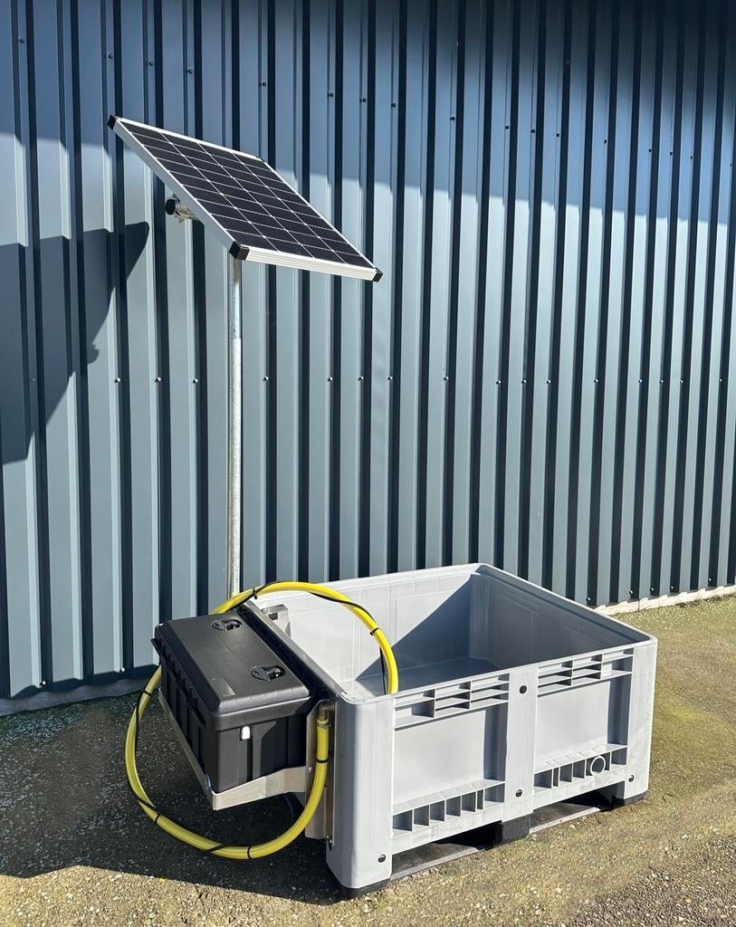 Nieuwe solar weidedrinkbak, waterdrinkbak zonne- energie, Ophalen, ....., Nieuw, Langezwaag