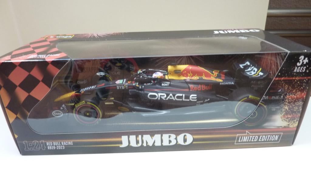 Bburago Red Bull RB19 (2023) Jumbo uitgave 1:24, Ophalen of Verzenden, Nieuw, Auto, Bburago